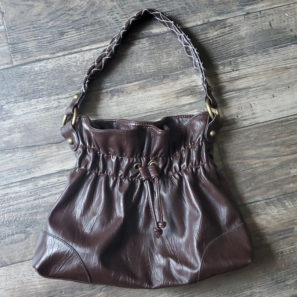 Tex by Max Azria Slouchy Hobo Shoulder Bag